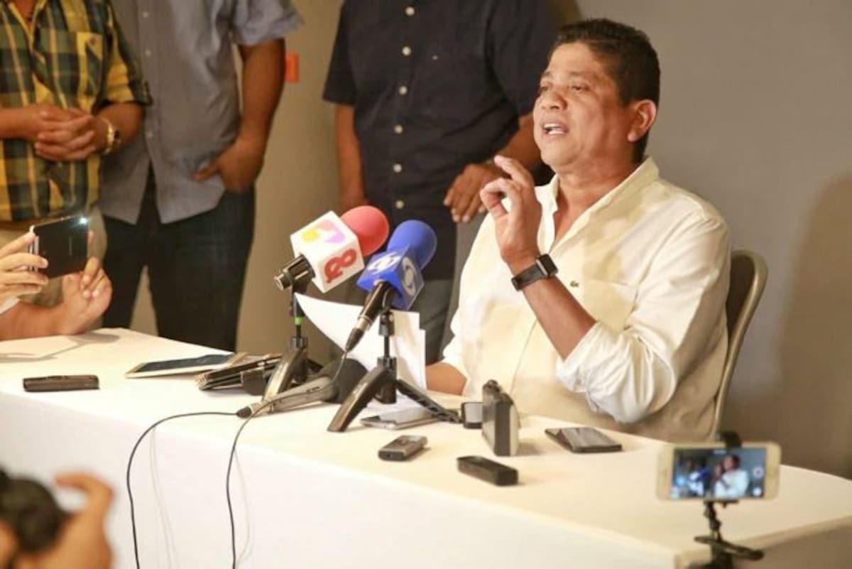 Antonio Quinto Guerra dijo que la decisión le quitó tiempo para defenderse, pero apuntó a que su campaña "va a las urnas con la misma energía inicial" Nayib Gaviria
