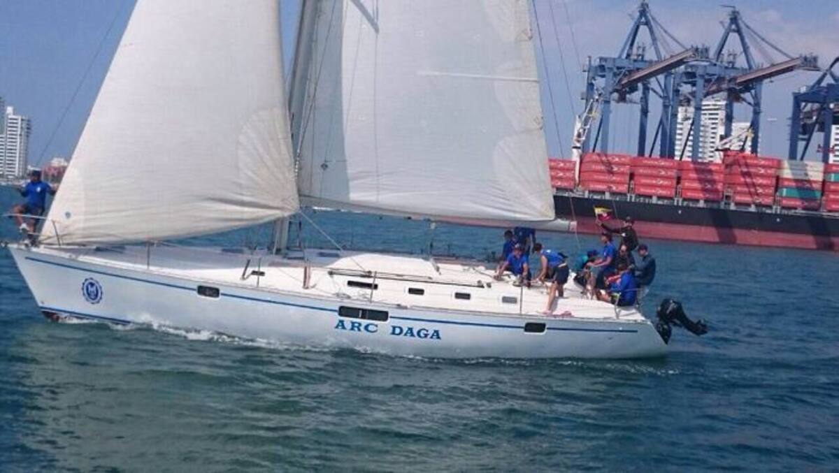 Tripulación de ARC Daga, primer ganador en crucero. Cortesía