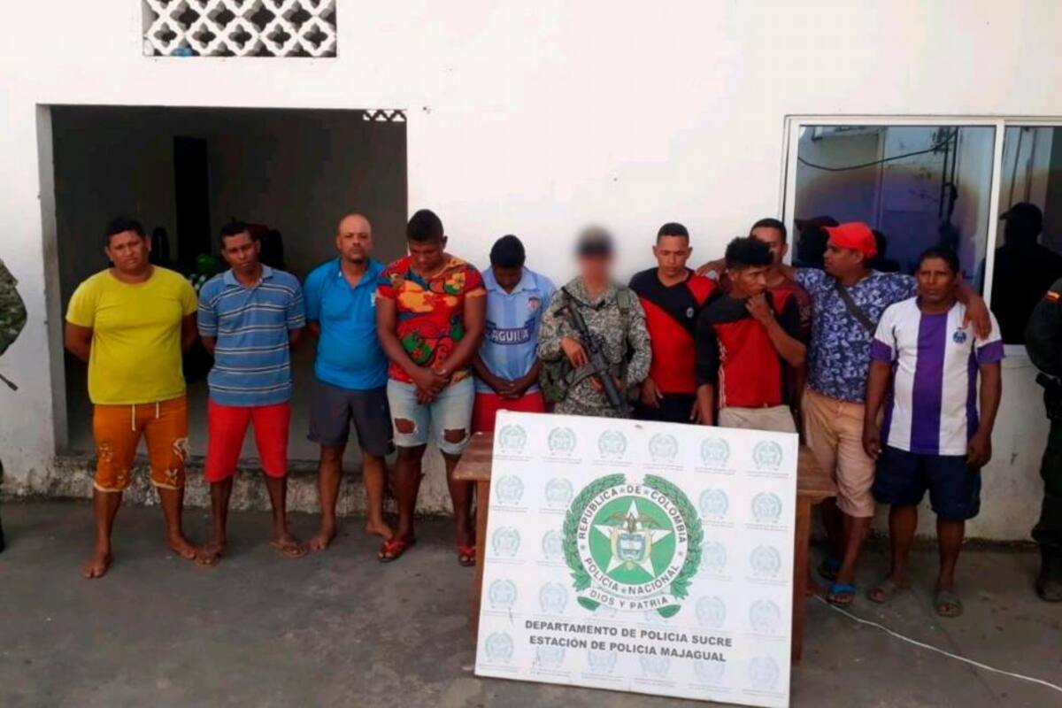 Capturan a once personas dedicadas a la minería ilegal en La Mojana