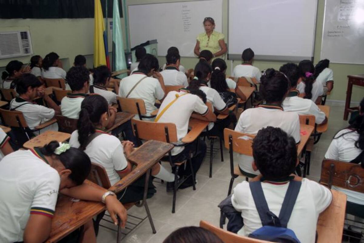Las instituciones educativas necesitan mejoras en la infraestructura para implementar la jornada única. MANUEL SANTIAGO PÉREZ/EL UNIVERSAL/