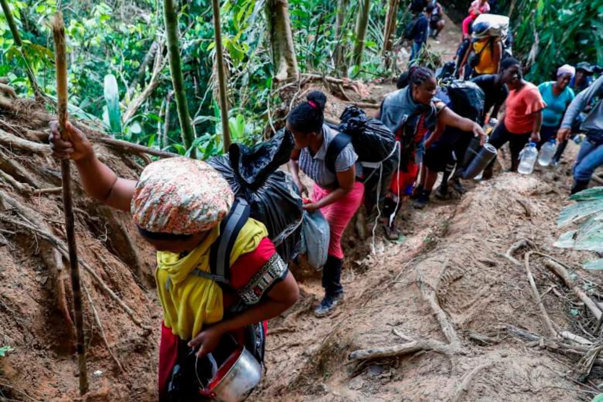 Migrantes de 59 países quieren cruzar el Darién