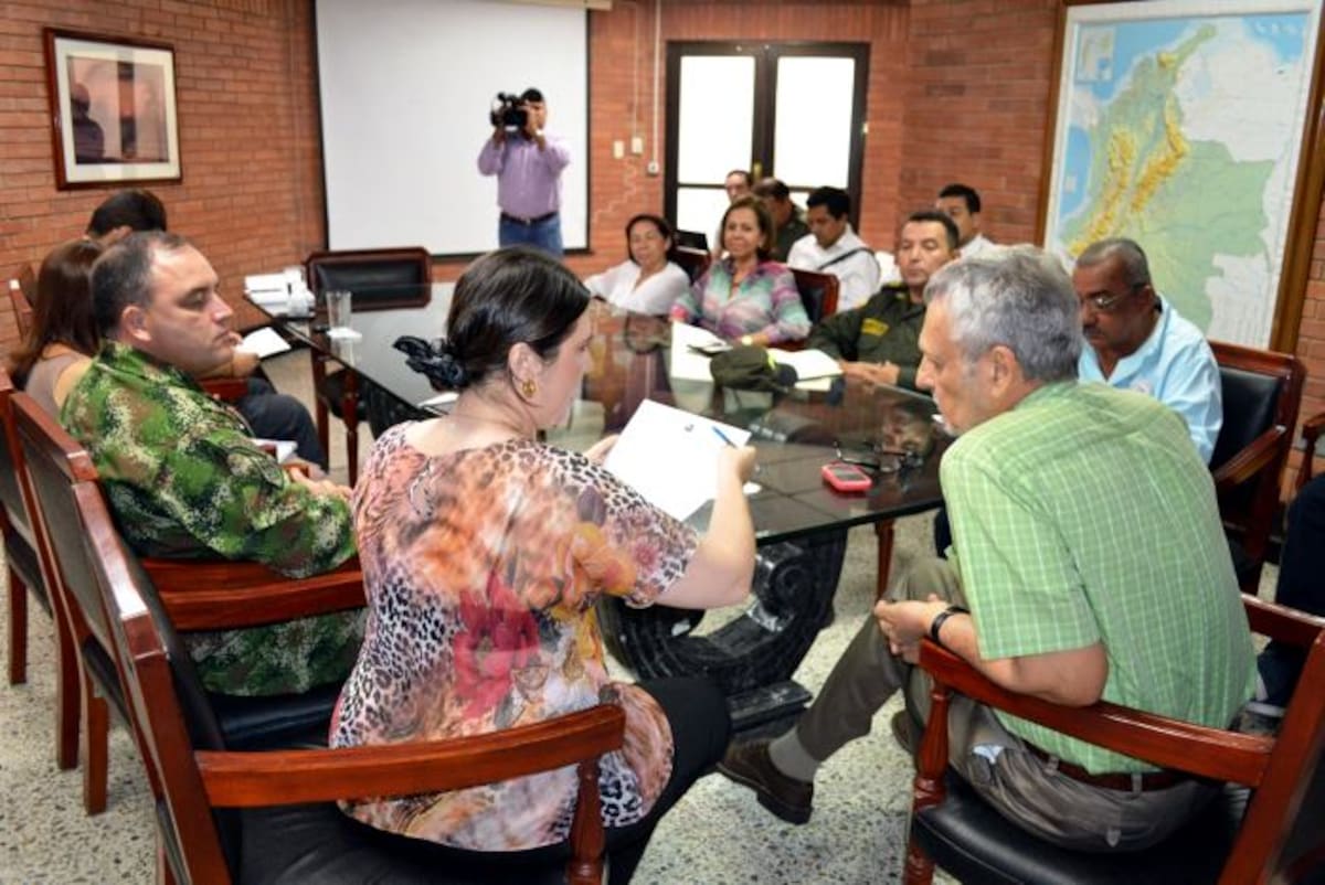 La comisión de seguimiento electoral del departamento de Sucre se reunió ayer. Manuel Santiago Pérez - El Universal