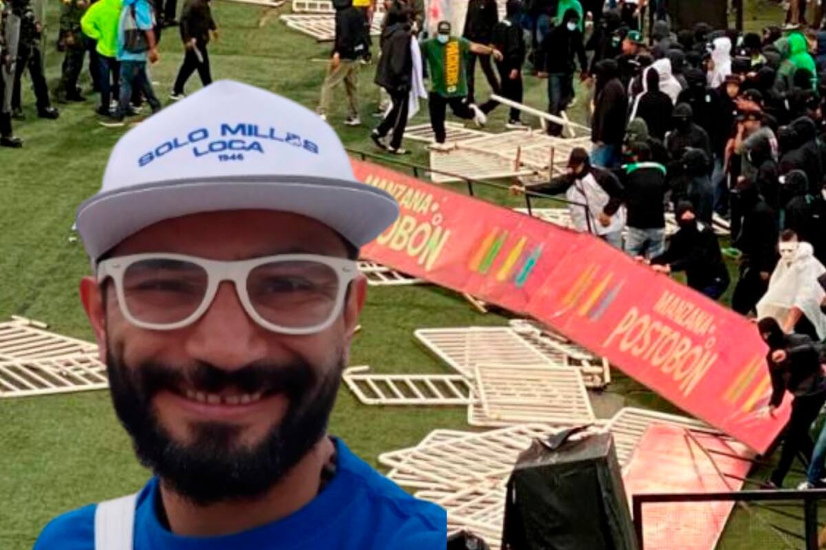 Hincha de Millonarios amenaza: “Acá puede ser peor que en Medellín”