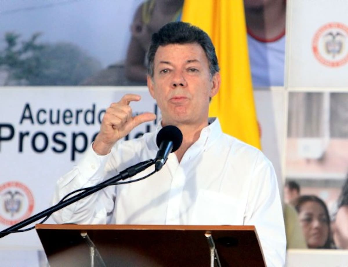 Juan Manuel Santos, presidente de Colombia. JULIO CASTAÑO, EL UNIVERSAL