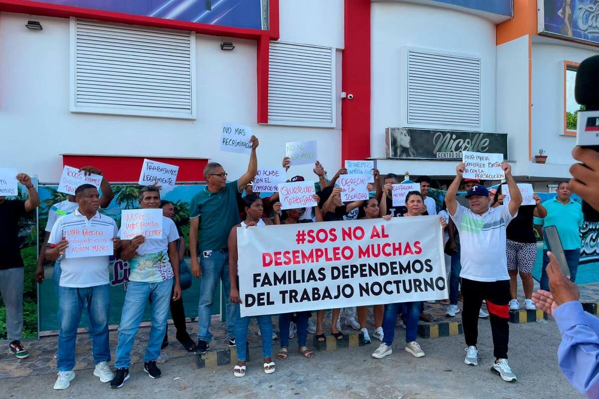 Video: plantón de trabajadores de Chica Linda