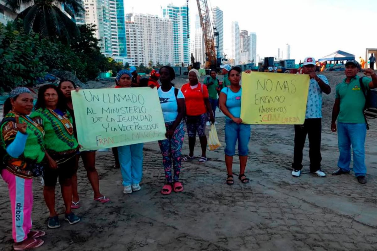 Este jueves protestarán vendedores de playas de Bocagrande: mire hora y ruta