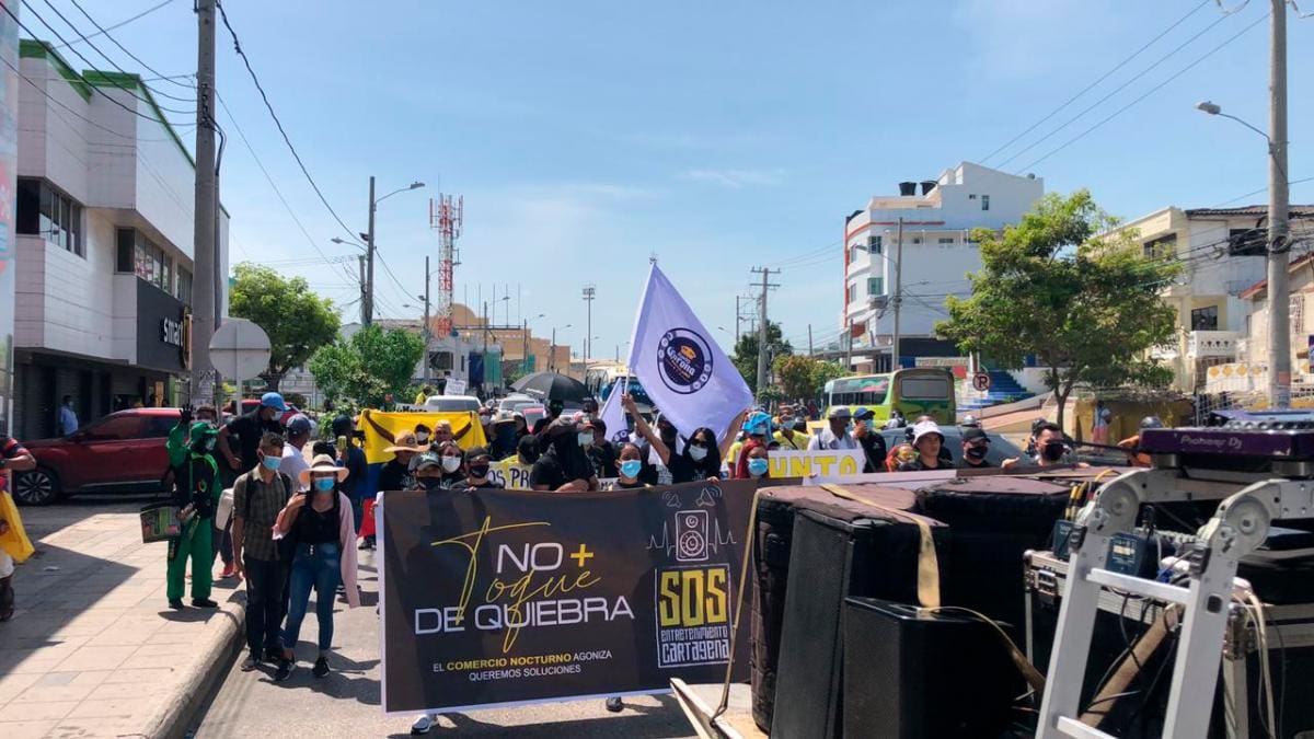 La marcha salió desde la Plaza de Toros. // Cortesía