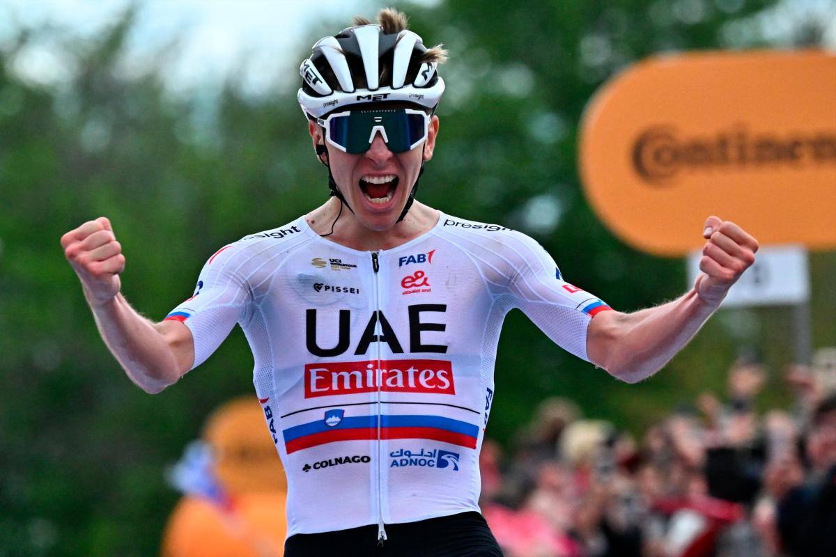 Tadej Pogacar, nuevo líder del Giro de Italia