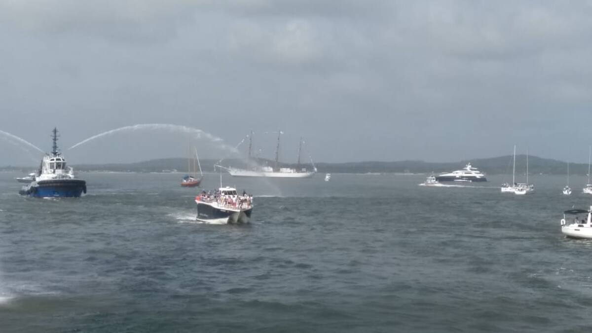 Arrancaron a navegar las hermosas embarcaciones de vela del Sail Cartagena 2018. Luis Eduardo Aparicio. EL UNIVERSAL.