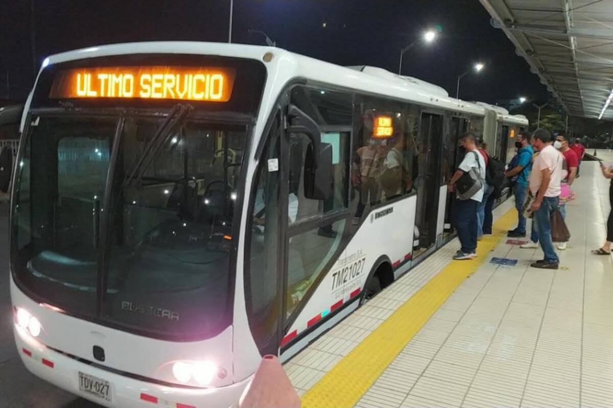 Transmetro amplía horario de cierre y retoma las rutas del fin de semana