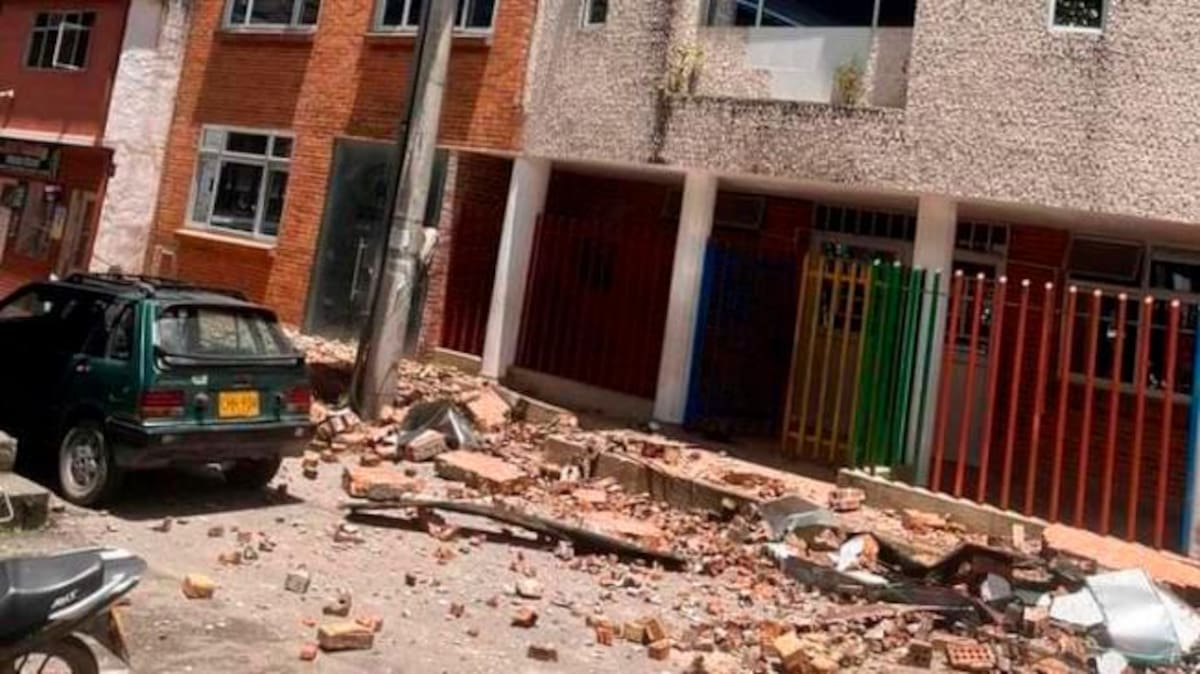 Daños en el municipio de Guayabetal, Cundinamarca. // Cortesía