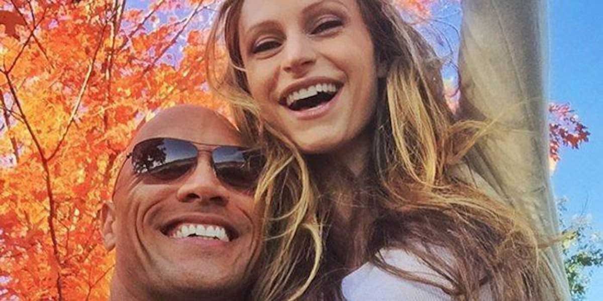 “La Roca” será padre por segunda vez, pues el actor ya tiene una hija de 14 años, con su ex esposa Dany García. Instagram