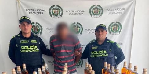 Capturado hombre en Manatí, Atlántico, por transportar licor, presuntamente, adulterado