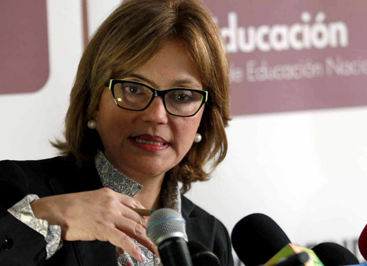 Ministra de Educación, María Fernanda Campo. COLPRENSA