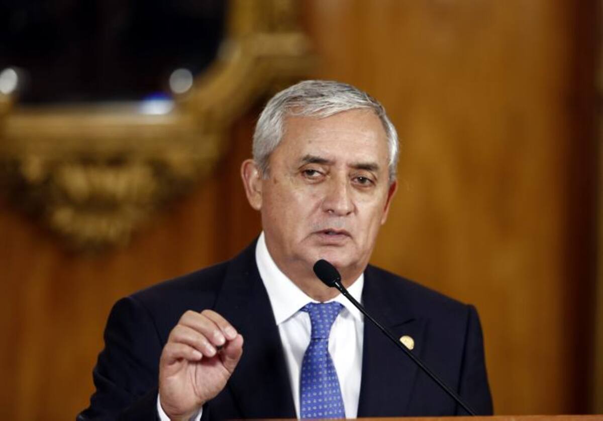 Otto Pérez, presidente de Guatemala. AP Moises Castillo
