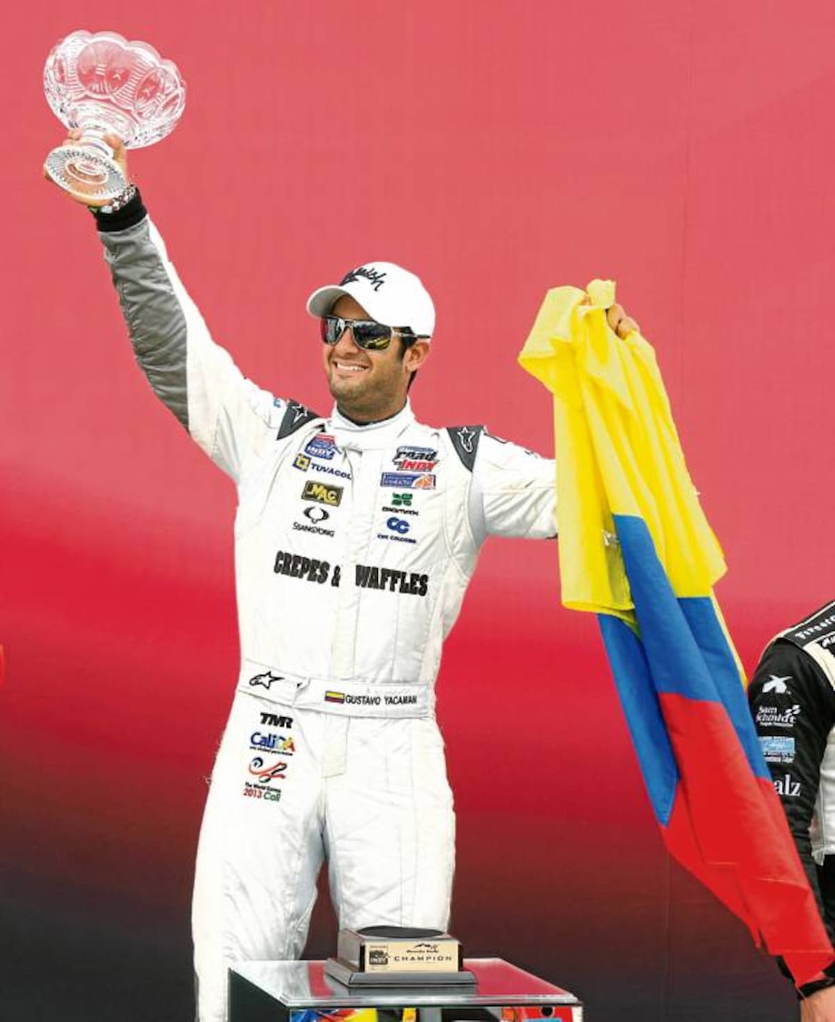 Gustavo “Tigrillo” Yacamán puso la bandera de Colombia en todo lo alto con su tercer lugar en la Indy Lights. cORTESÍA