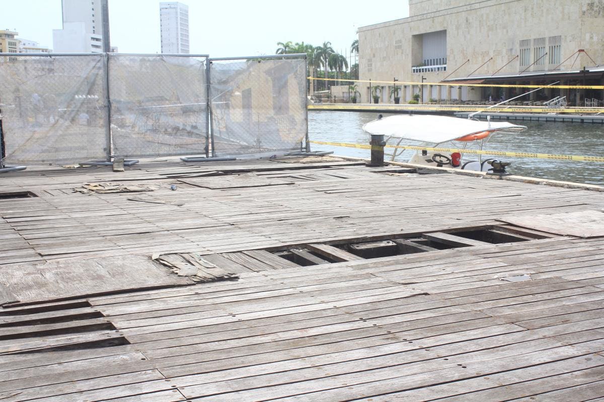 Quejas por demoras para empezar la restauración del muelle de La Bodeguita