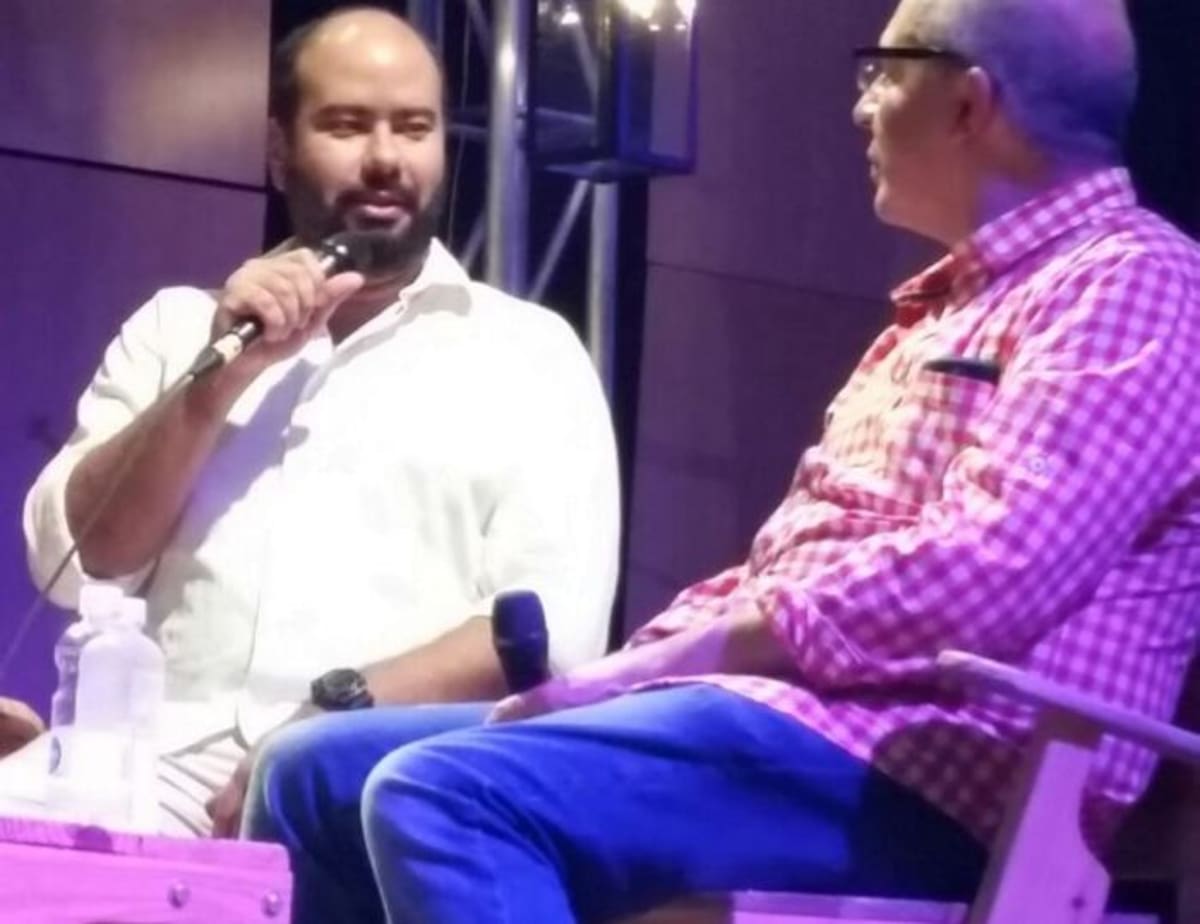 Ciro Guerra en el Hay Festival 2016.