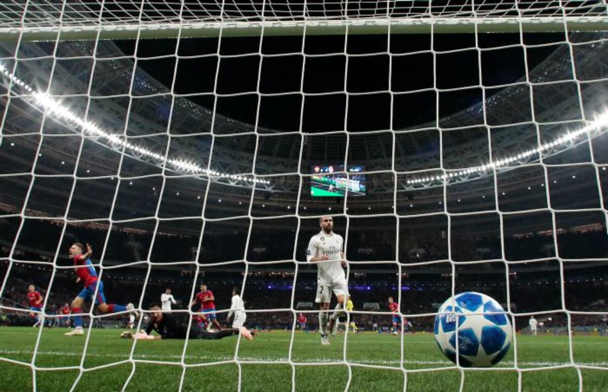 Real Madrid cayó en la segunda fecha de la Champions League. AP Alexander Zemlianichenko