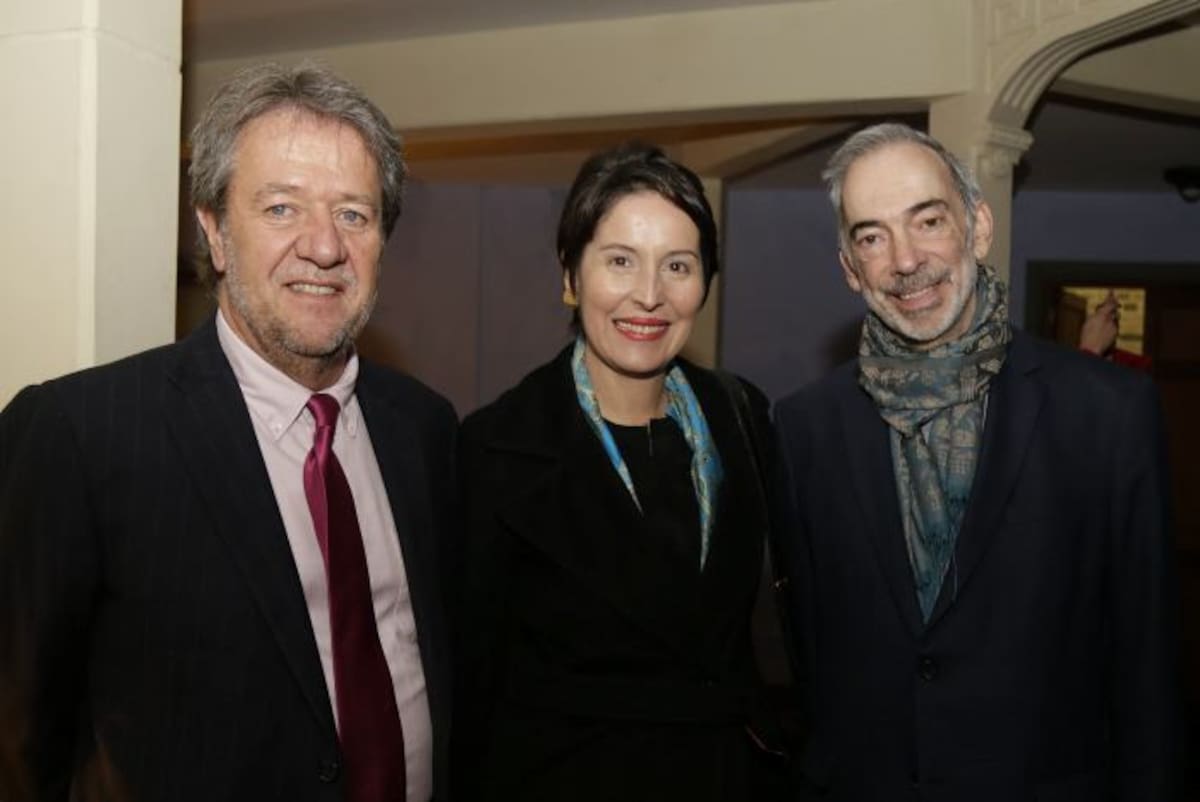 Óscar Acevedo, María Claudia Parias y Manuel José Álvarez. ÁLVARO TAVERA - COLPRENSA