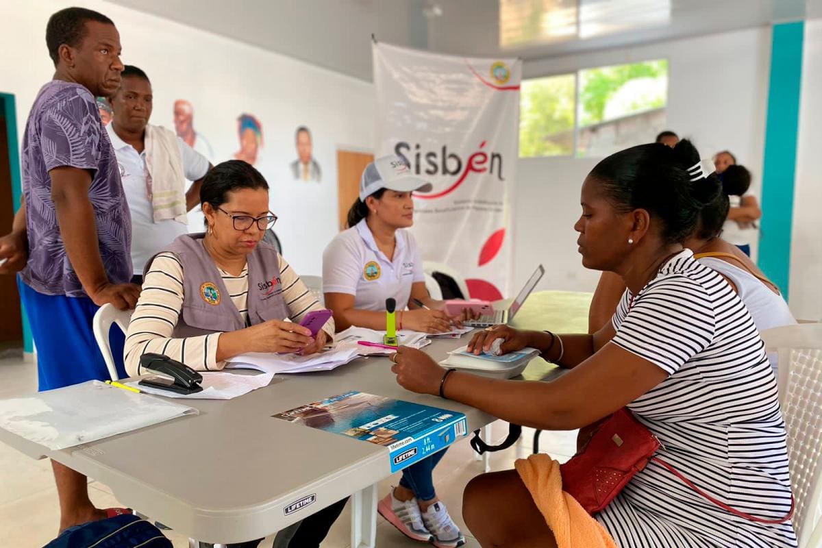 Así fue la jornada integral de atención que el Sisbén realizó en Bocachica