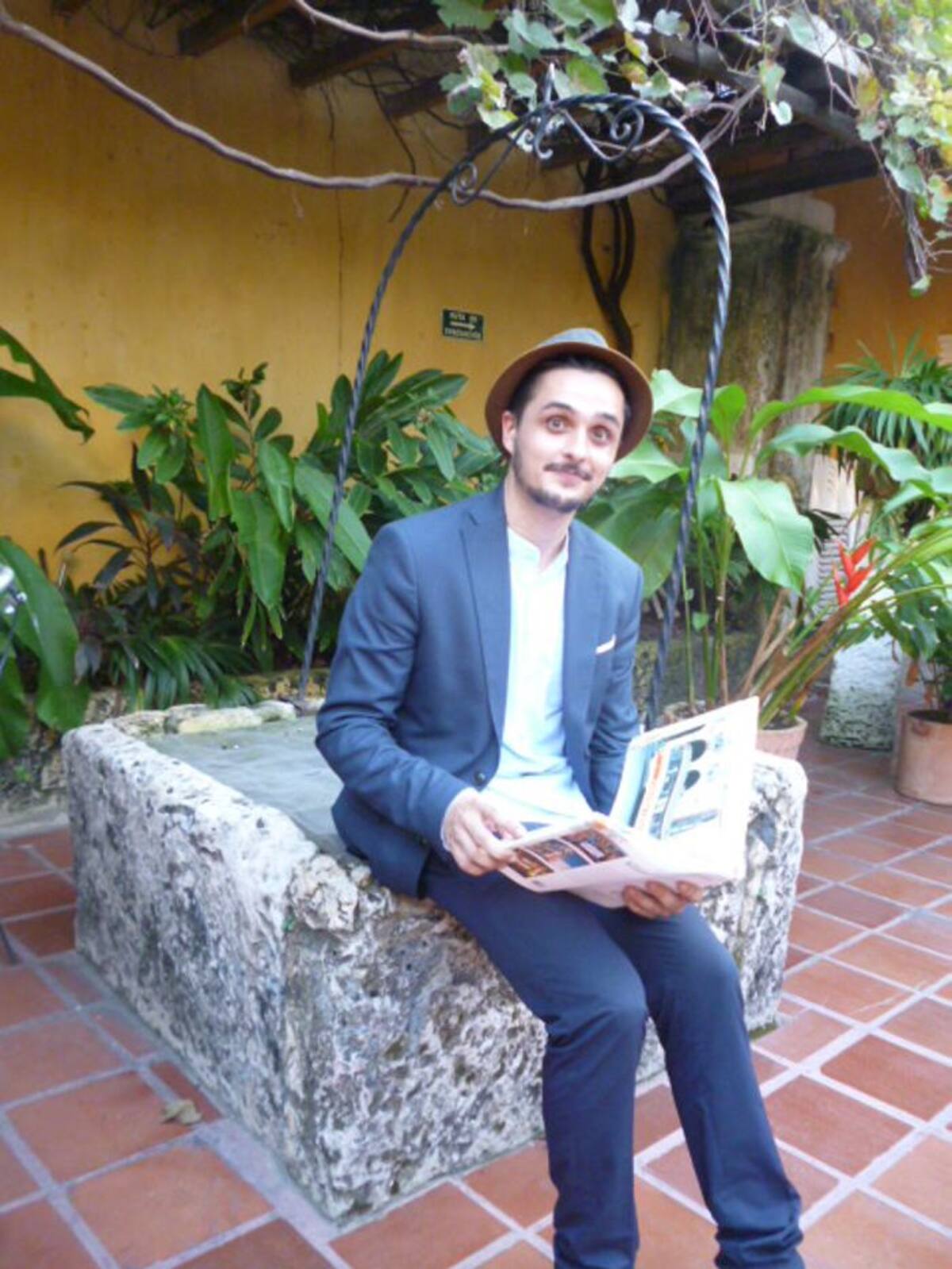 Thomas Simoes, director de la Alianza Colombo Francesa de Cartagena. Cortesía