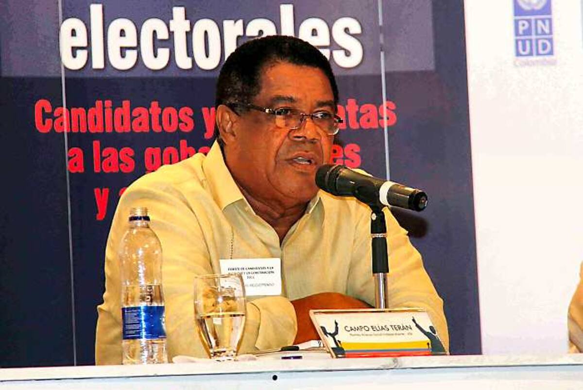 Campo Elías Terán Dix, alcalde electo de Cartagena. ARCHIVO EL UNIVERSAL