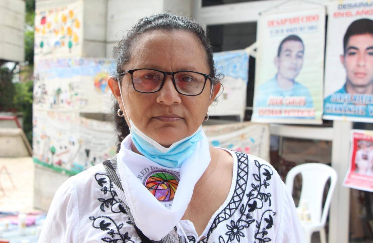 Janeth García tiene a su padre desaparecido. //Manuel Santiago Pérez - El Universal.