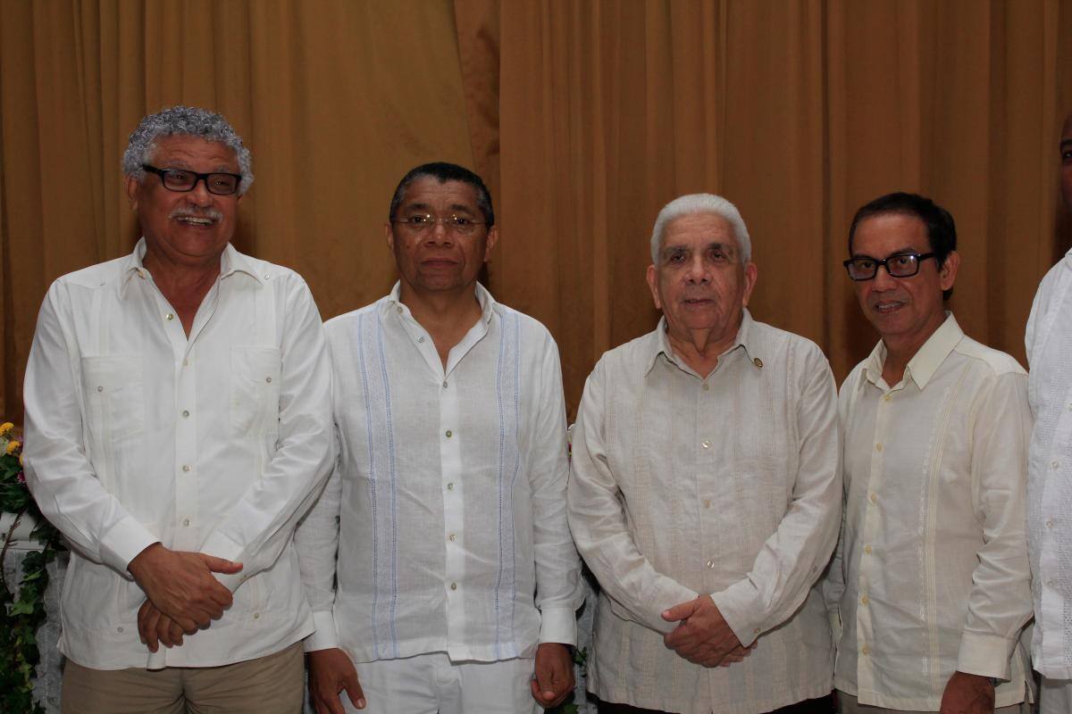 Alfonso Munera, Leonardo Puerta, Darío Morón y Jorge Llamas.