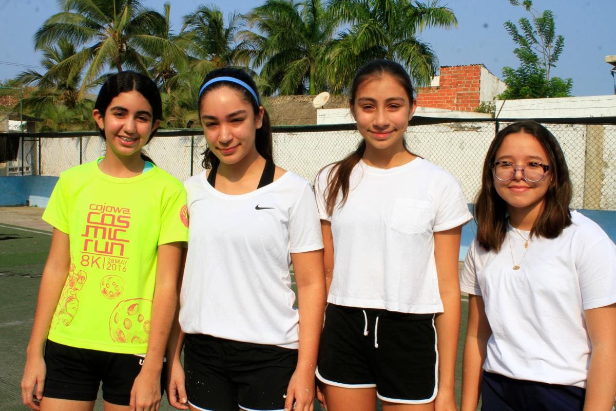 María Sofía Amín, María Carolina Restrepo, Gabriela Benedetti y Ana María Grau.