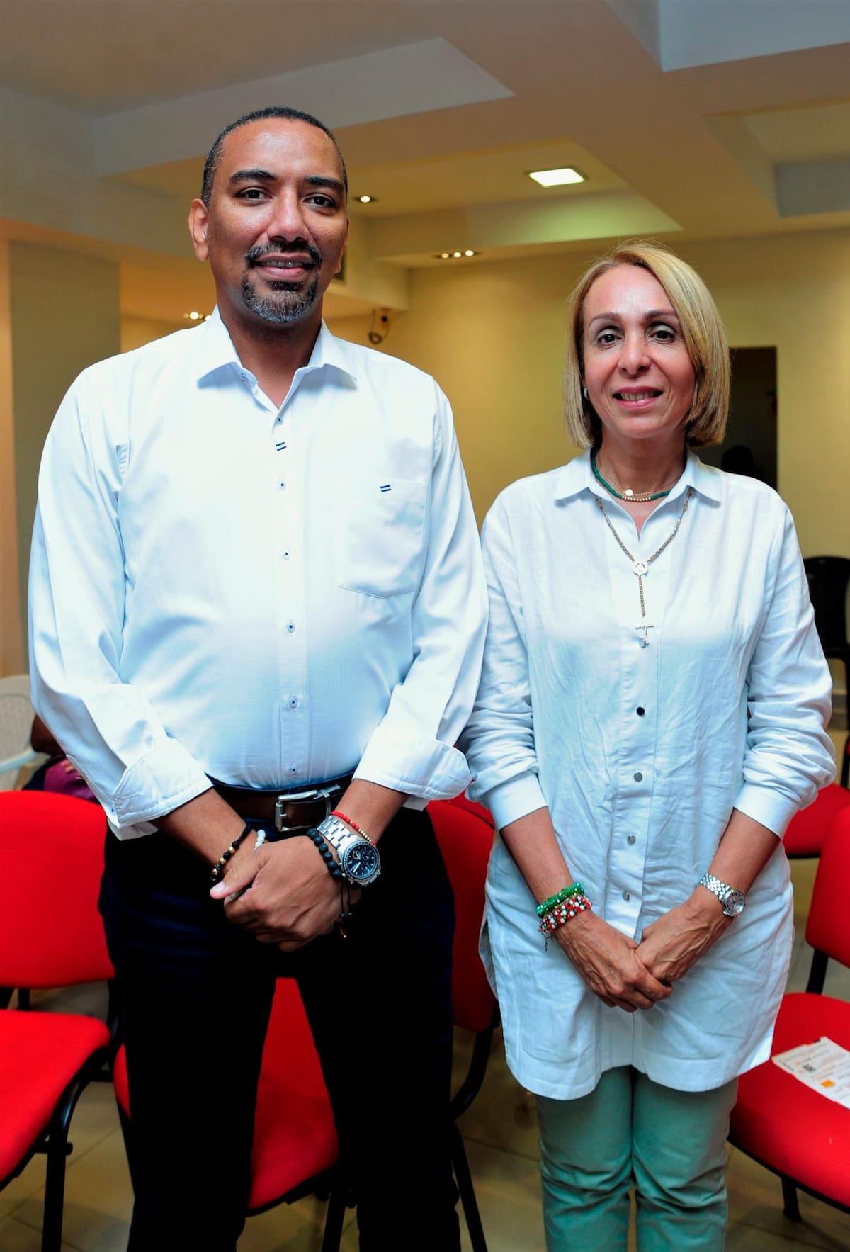 Carlos Almanza y Genoveva Mogollón.