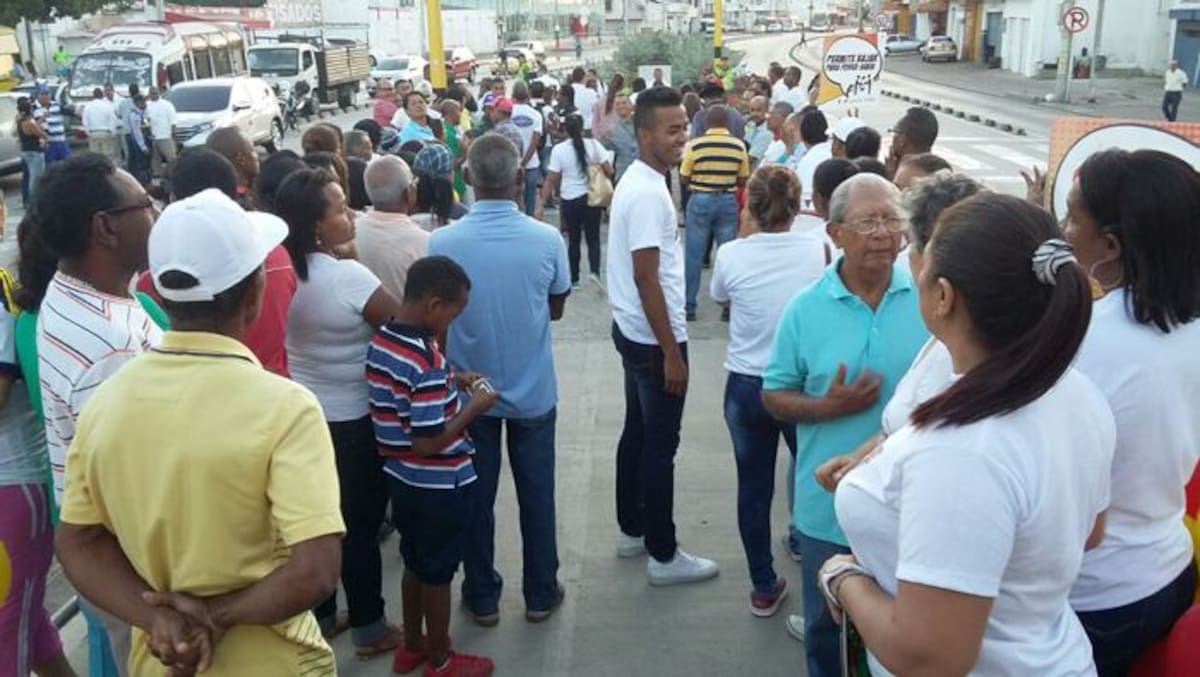 Inauguración de la estación de Transcaribe en Lo Amador. Julio Castaño - El Universal