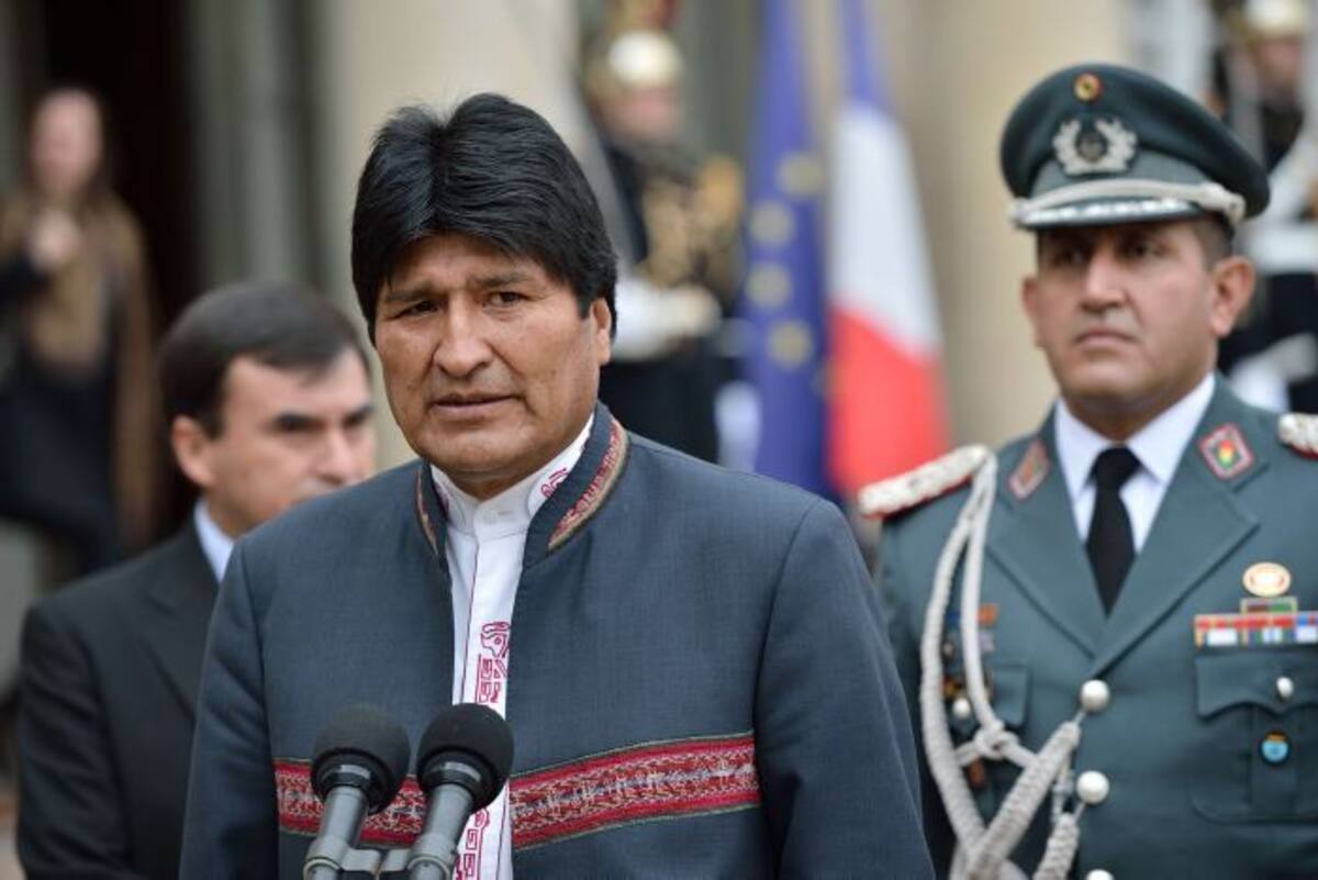 Evo Morales, presidente de Bolivia. AFP BERTRAND LANGLOIS