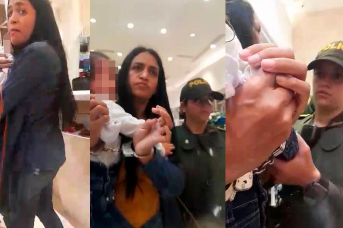 Video: mujer esposada con bebé en brazos causa indignación nacional