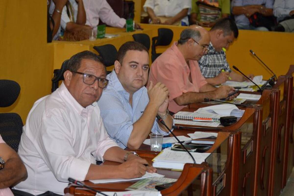 César Píón, concejal citante del debate a Aguas de Cartagena. Óscar Díaz