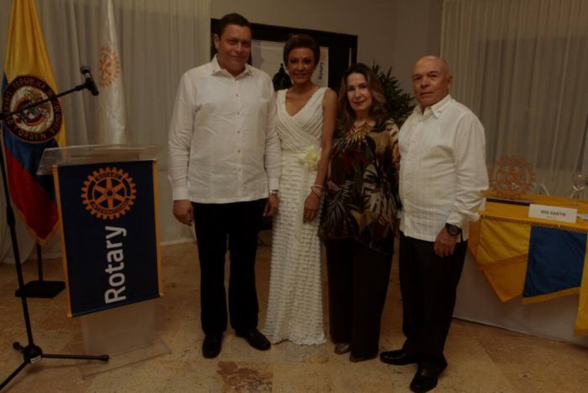 Cassio Tamara, Norma Rodríguez, Nena de Zea y Gustavo Zea. LUIS HERRÁN - EL UNIVERSAL.