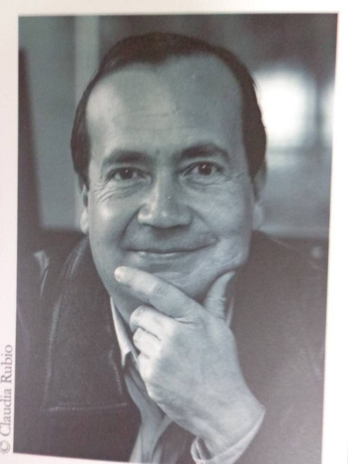 El escritor Alfonso Carvajal. Claudia Rubio.