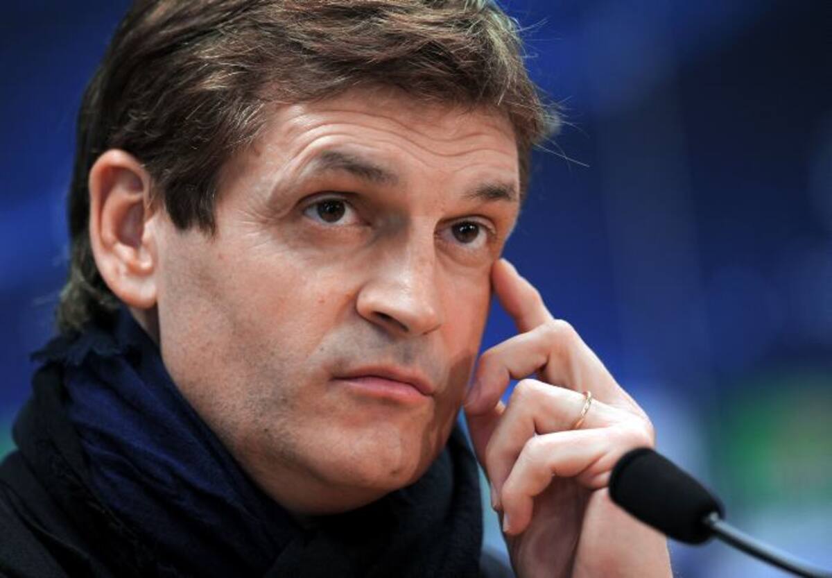 Tito Vilanova, entrenador del Barcelona. AFP LLUIS GENE