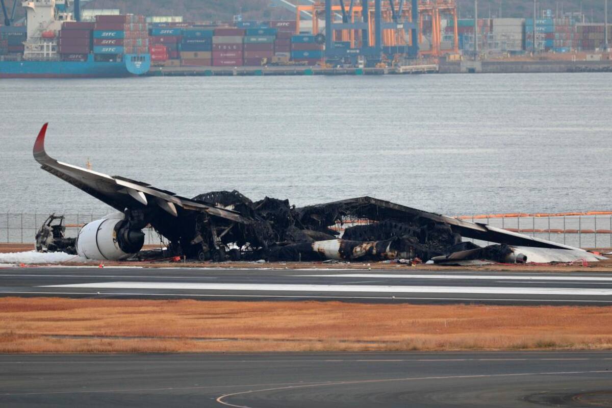 Revelan detalles del accidente en pista de aterrizaje en aeropuerto de Japón
