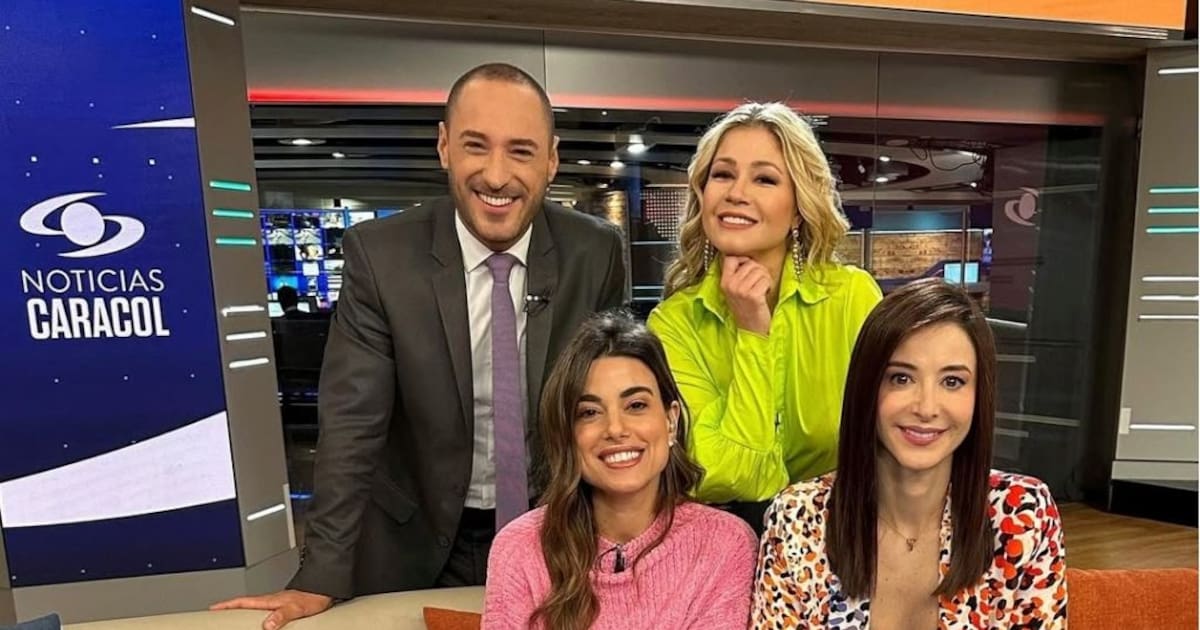 Momento incómodo en Noticias Caracol: el beso en vivo que se volvió viral