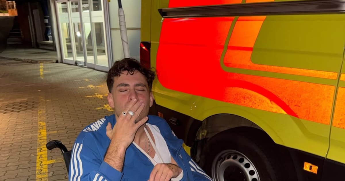 Momento de pánico en el Movistar Arena: rapero cayó desde más de 20 metros de altura