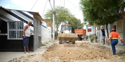 Pavimentación de vía en Nuevo Paraíso avanza: ¿Cómo beneficia a Cartagena?