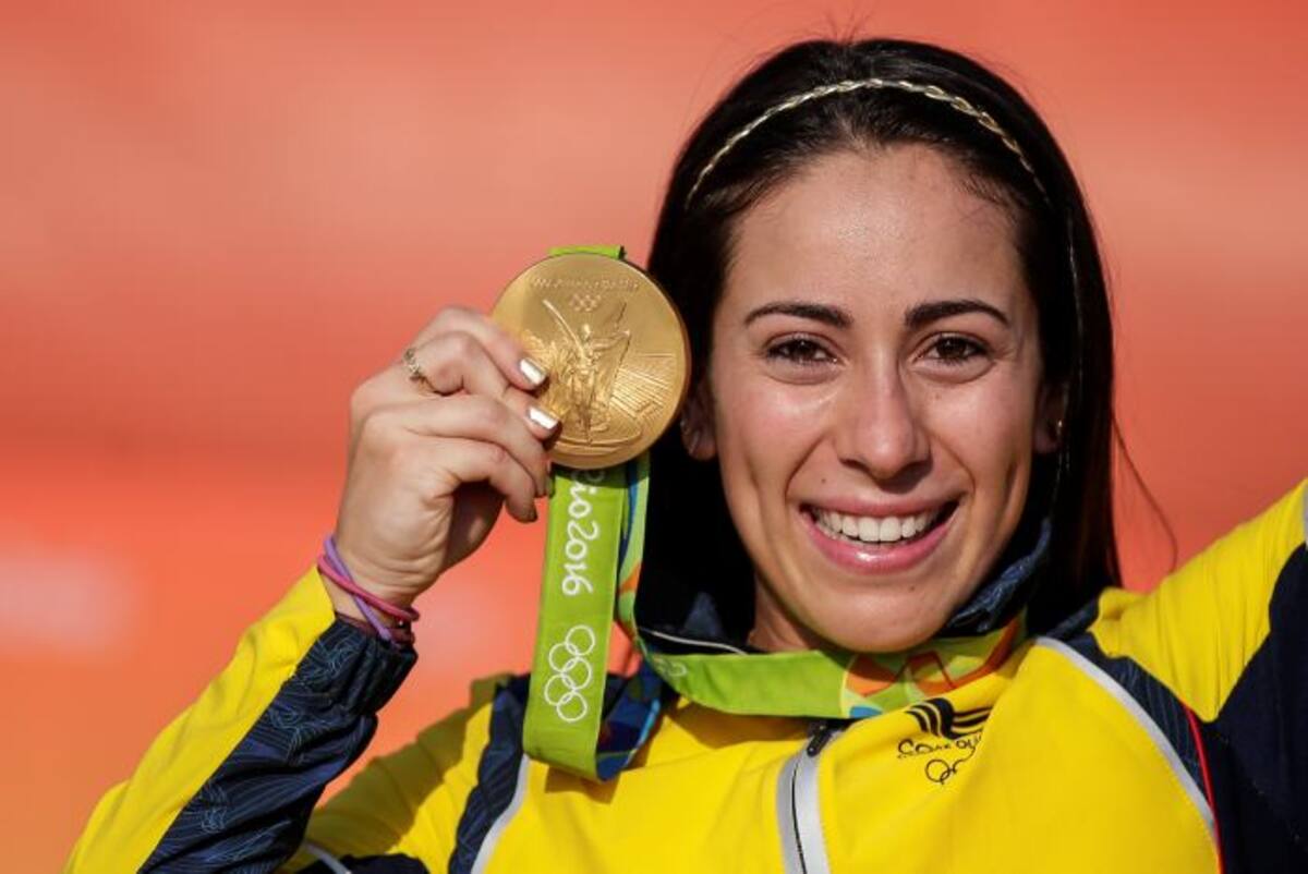 Mariana Pajón sumó su segundo oro olímpico. COLPRENSA
