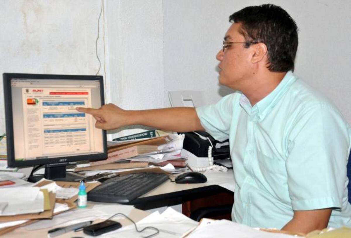 Tarcisio Pérez, director del Instituto de Tránsito municipal de Corozal. SANTIAGO PEREZ - EL UNIVERSAL SINCELEJO-