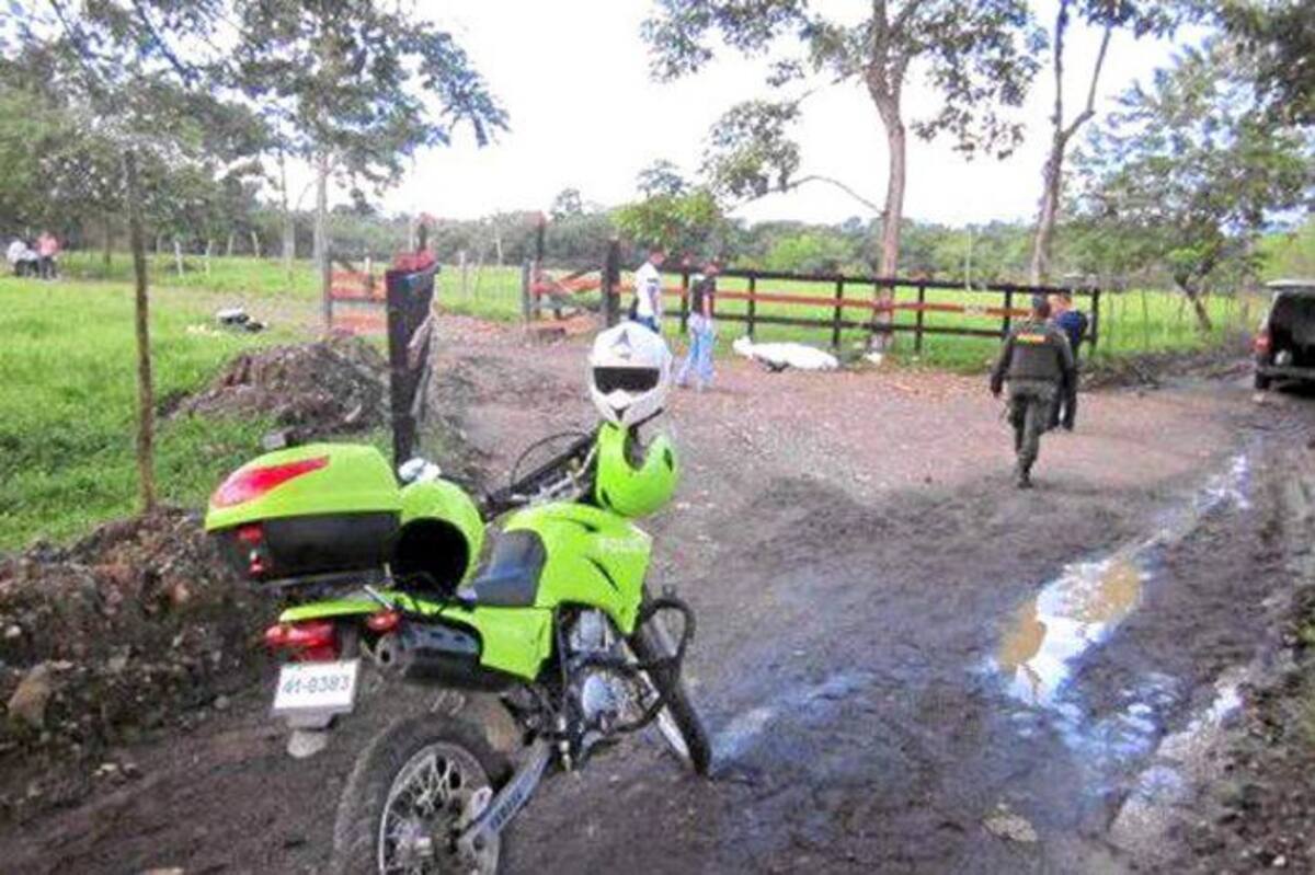 Emboscaron patrulla de la Policía en zona rural de Montería. CORTESÍA