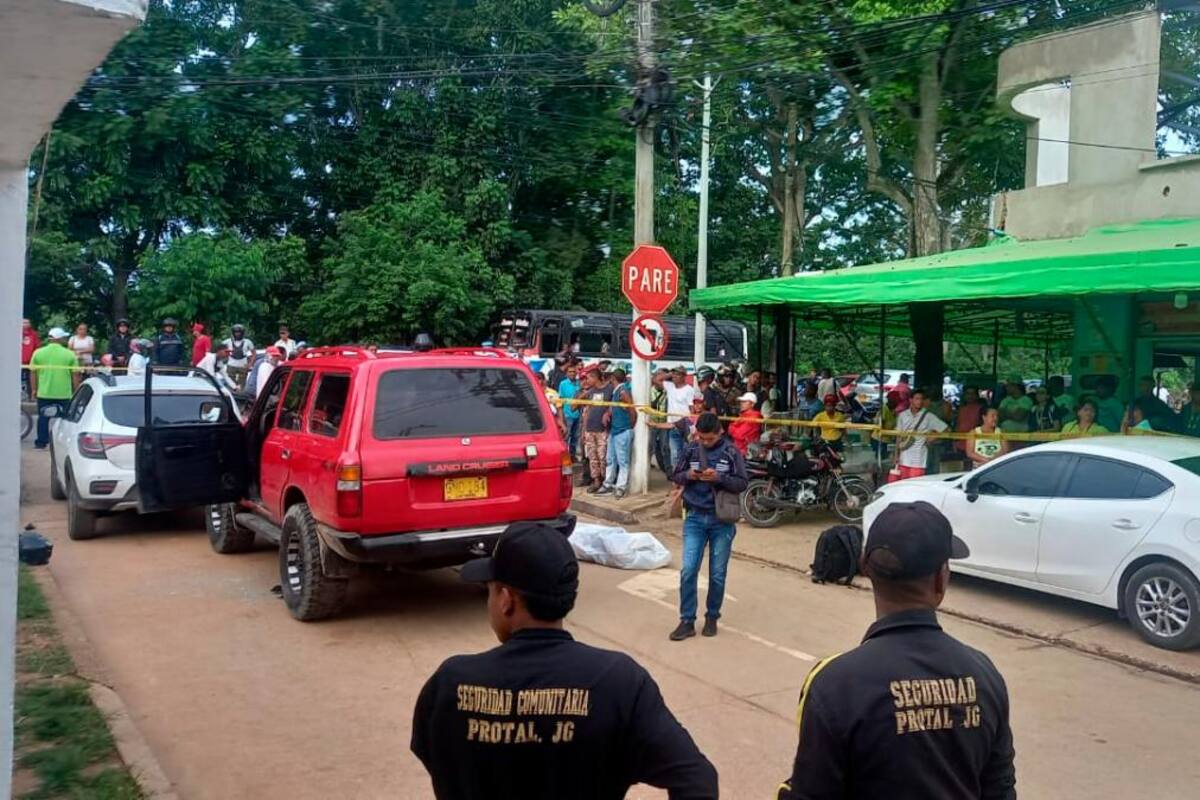 Pánico en Turbaco: Sicario mató a conductor de camioneta al salir de su casa
