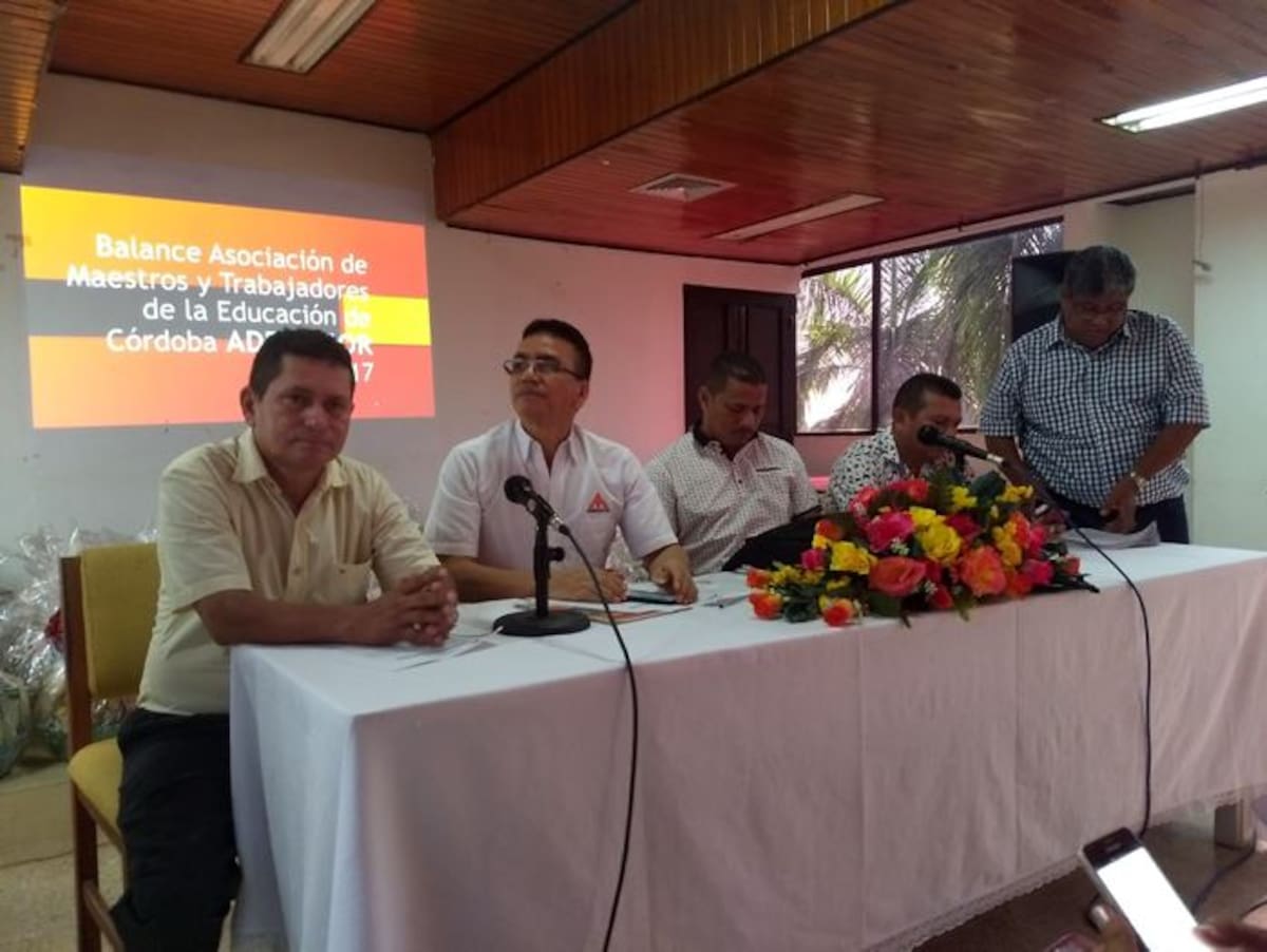 Domingo Ayala, presidente de Ademacor, en rueda de prensa.