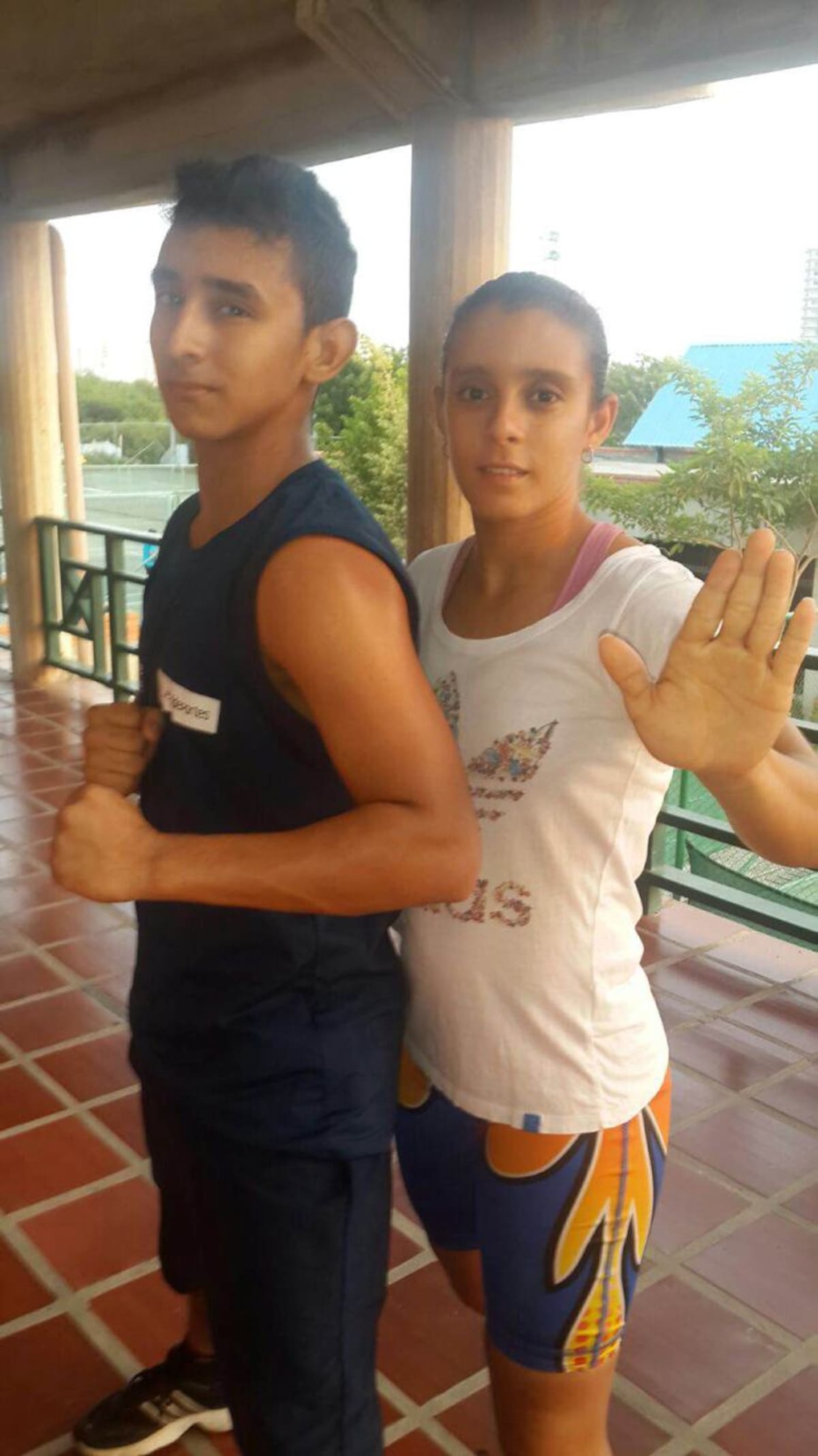 La pesista Caterine Mercado también apoya a la campaña de Andrés Felipe Amador. Cortesía