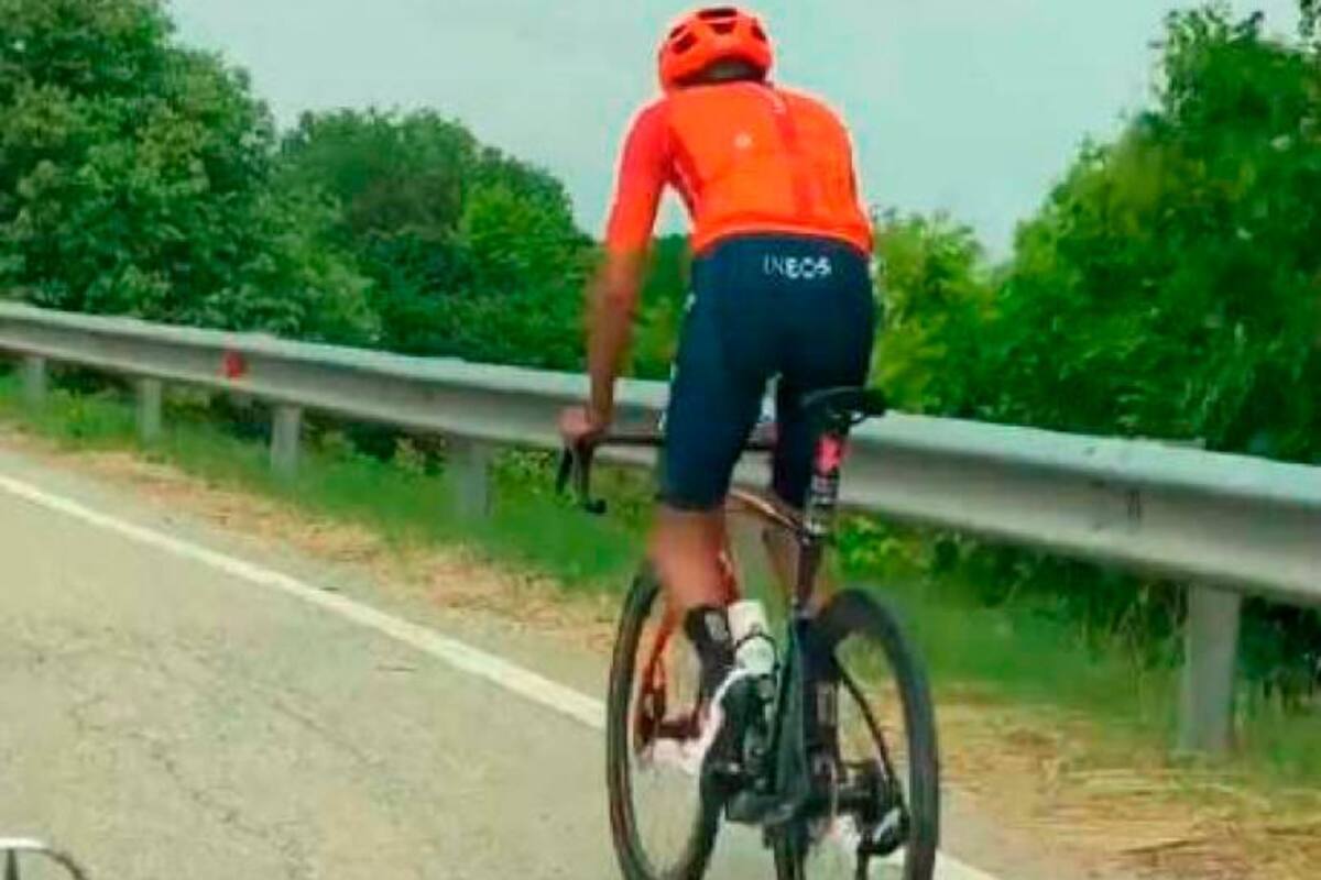 Egan ya dio sus primero pedalazos en Europa