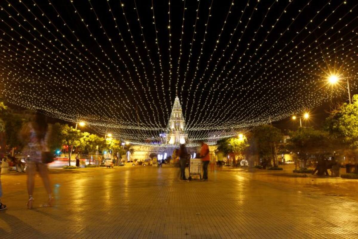 Alumbrado navideño de 2015. Archivo.